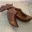Miniature : Ancienne tabatière en bois sculpté Chaussure fin du XIX eme siècle