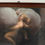 Miniature : Ancien tableau au pastel XVIII eme putti portant les nuages