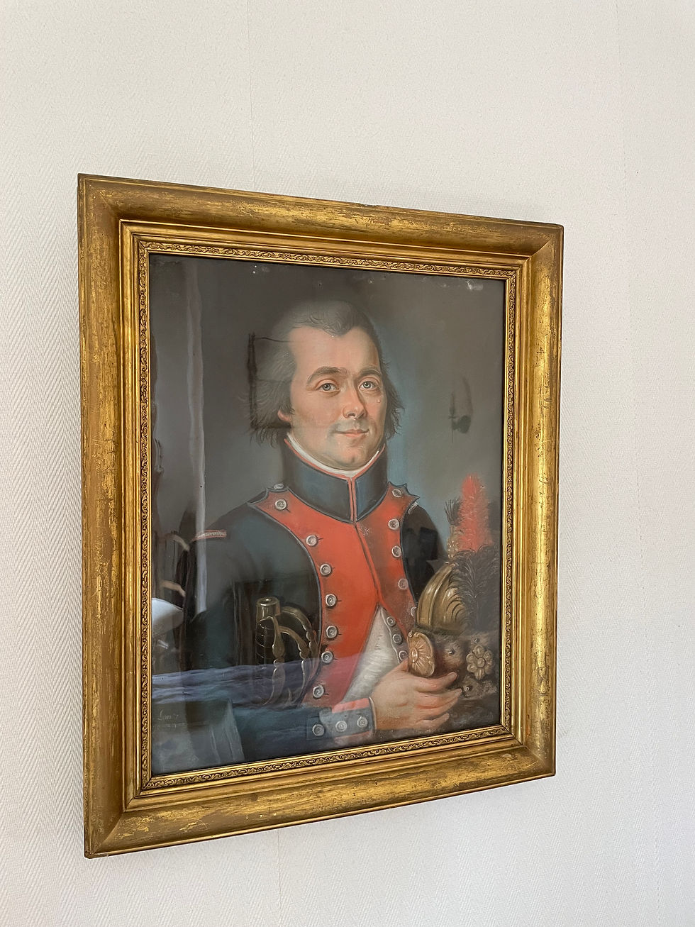 Miniature : Pastel du Général Lefebvre début du XIX eme siècle