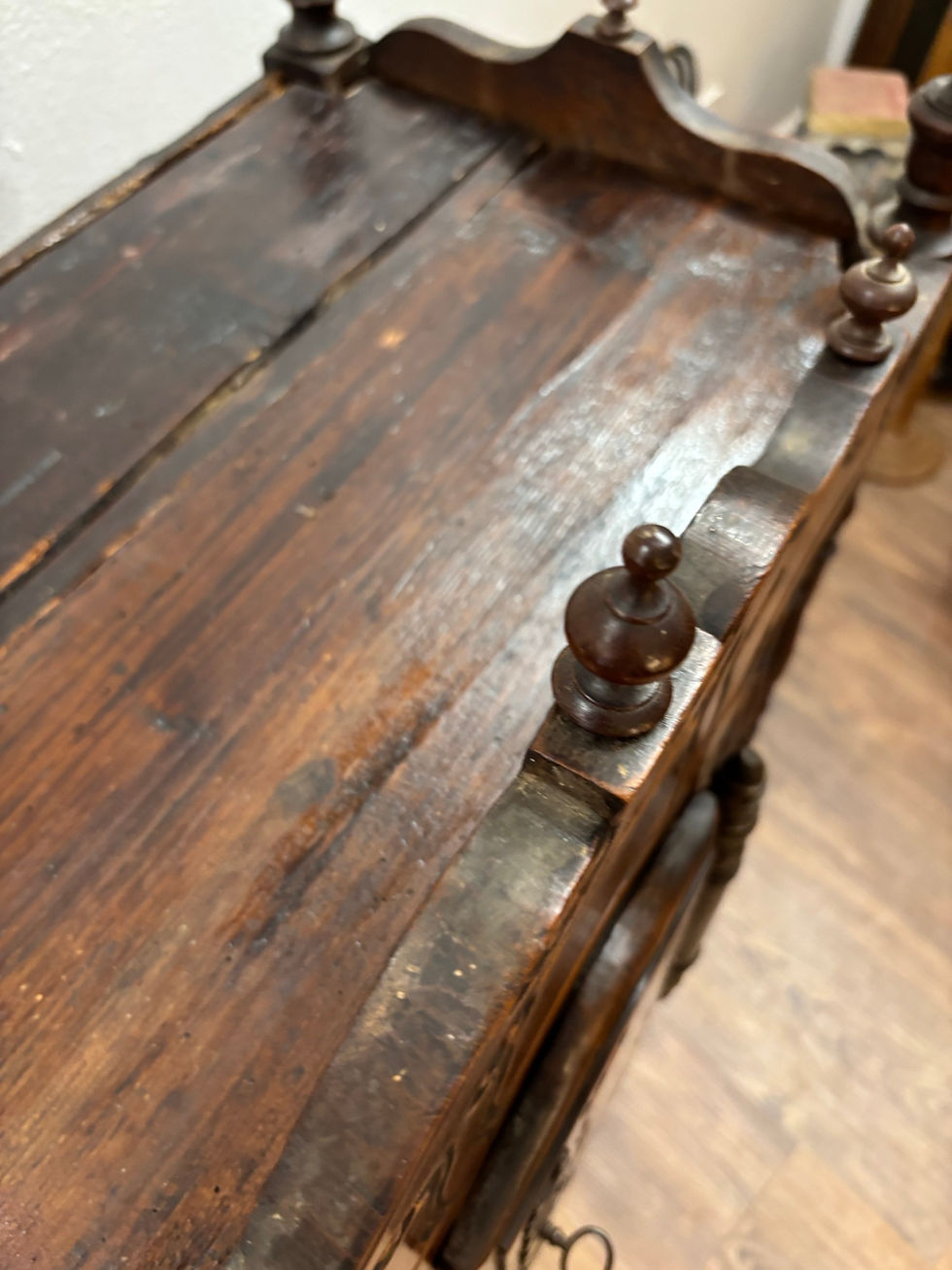 Miniature : Ancienne PANETIÈRE PROVENÇALE EN NOYER XVIII 18 eme siecle