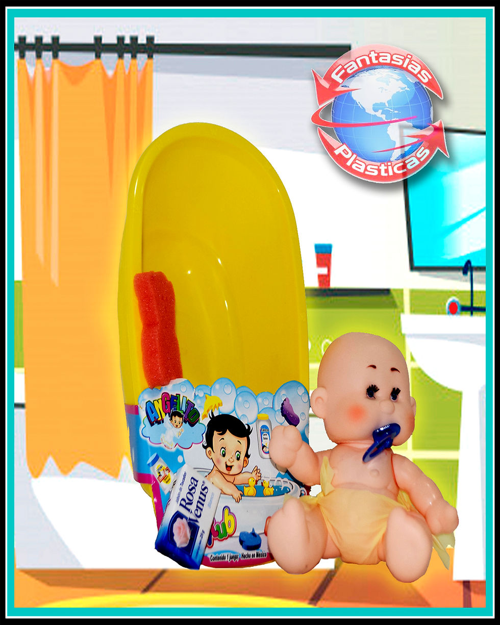 Miniatura: Bañera con Bebé "Angelito" mediana