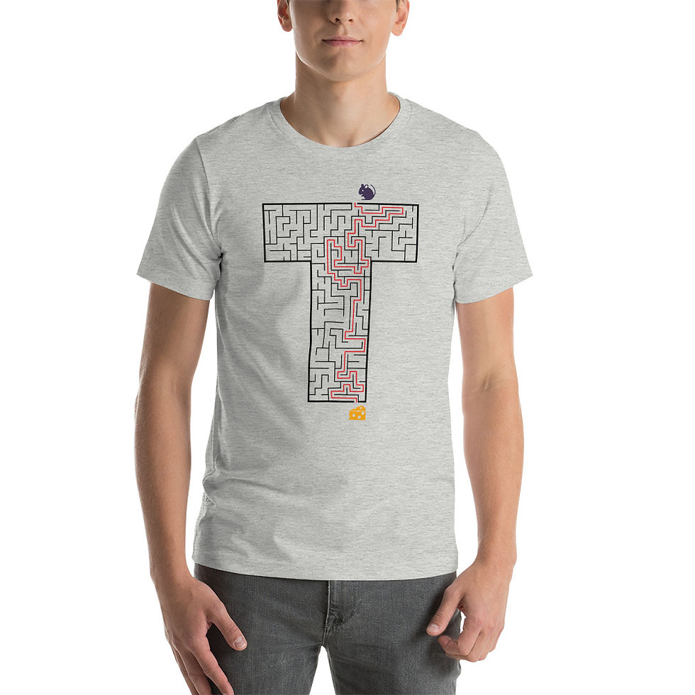 Thumbnail: T-Maze Short-sleeve unisex t-shirt