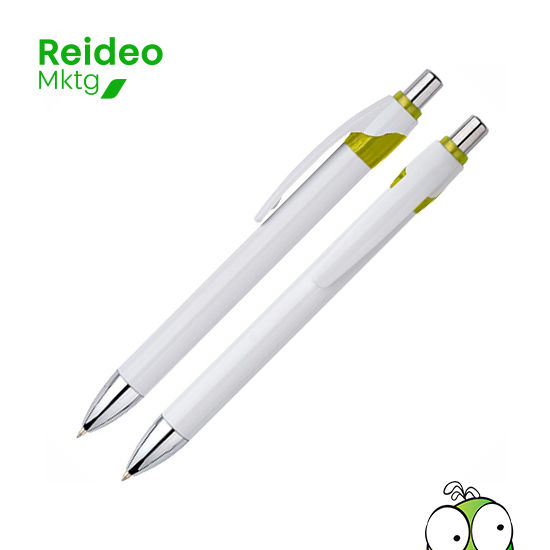 Bolígrafo plástico cuerpo blanco modelo "Masai"