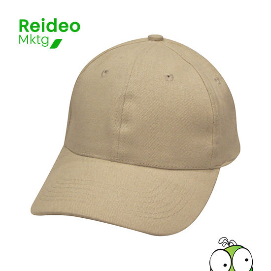 Jockey Denim 6 paneles, 100% Algodón peinado, con traba posterior metálica.