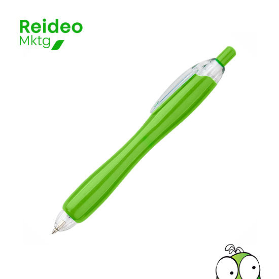 Bolígrafo plástico promocional "Gordito". Escritura Azul.