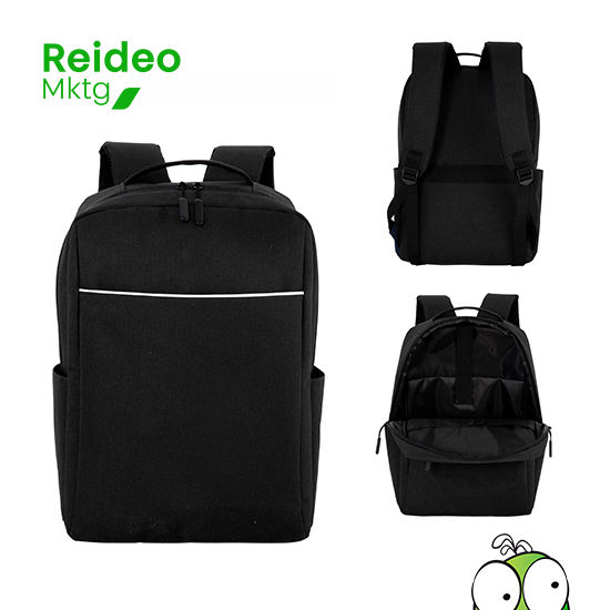 Mochila portanotebook de hasta 16 pulgadas.  Compartimento principal con bolsillo posterior acolchado