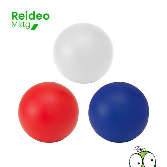 Figura antiestrés con forma de pelota.