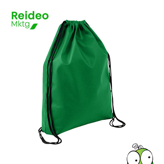 Mochila tipo Morral de tela no tejida (TNT) de 80g/m2.
