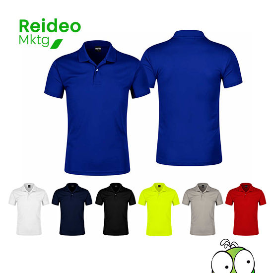 Polera tipo dry-fit hombre manga corta.