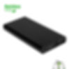 Power bank. Batería portátil de carga rápida. Pantalla digital LED. 2 puertos USB de salida: 5V 2A, entrada micro USB y USB-C