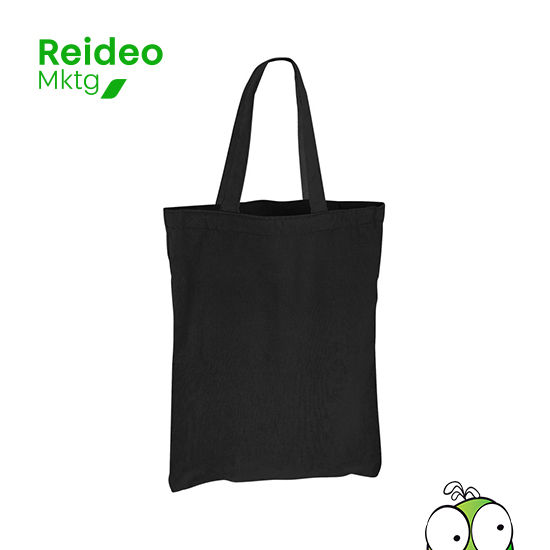 Bolsa 100% Algodón natural de 150g/m2. Manillas de Algodón natural de 30 x 2 cm. aprox. c/u.