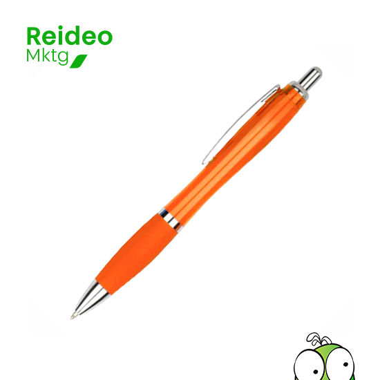 Bolígrafo plástico de color, modelo "Wind Color". Escritura Azul.