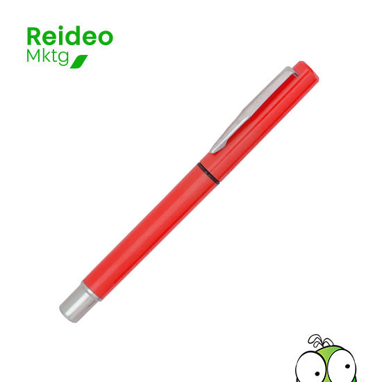 Roller plastico de capucha con cuerpo de suave acabado sólido en colores cálidos.