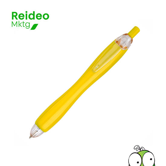 Bolígrafo plástico promocional "Gordito". Escritura Azul.