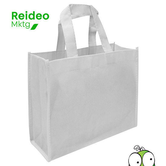 Bolsa reutilizable de tela no tejida (TNT) de 80g/m2.