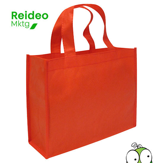 Bolsa reutilizable de tela no tejida (TNT) de 80g/m2.