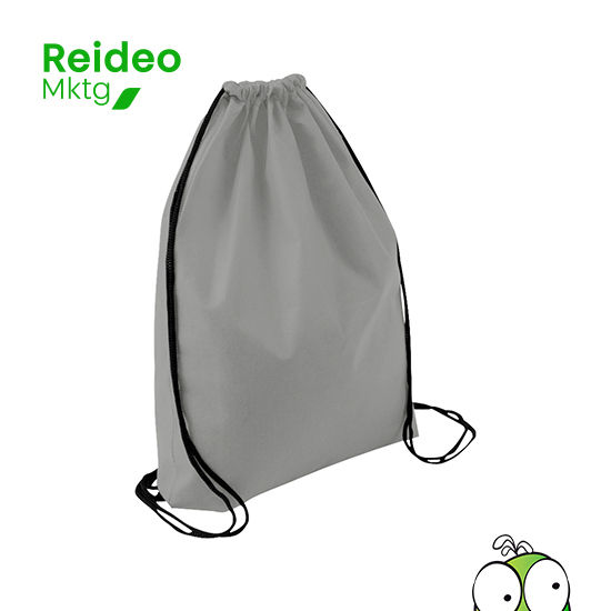 Mochila tipo Morral de tela no tejida (TNT) de 80g/m2.