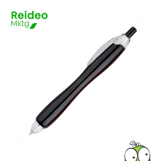 Bolígrafo plástico promocional "Gordito". Escritura Azul.