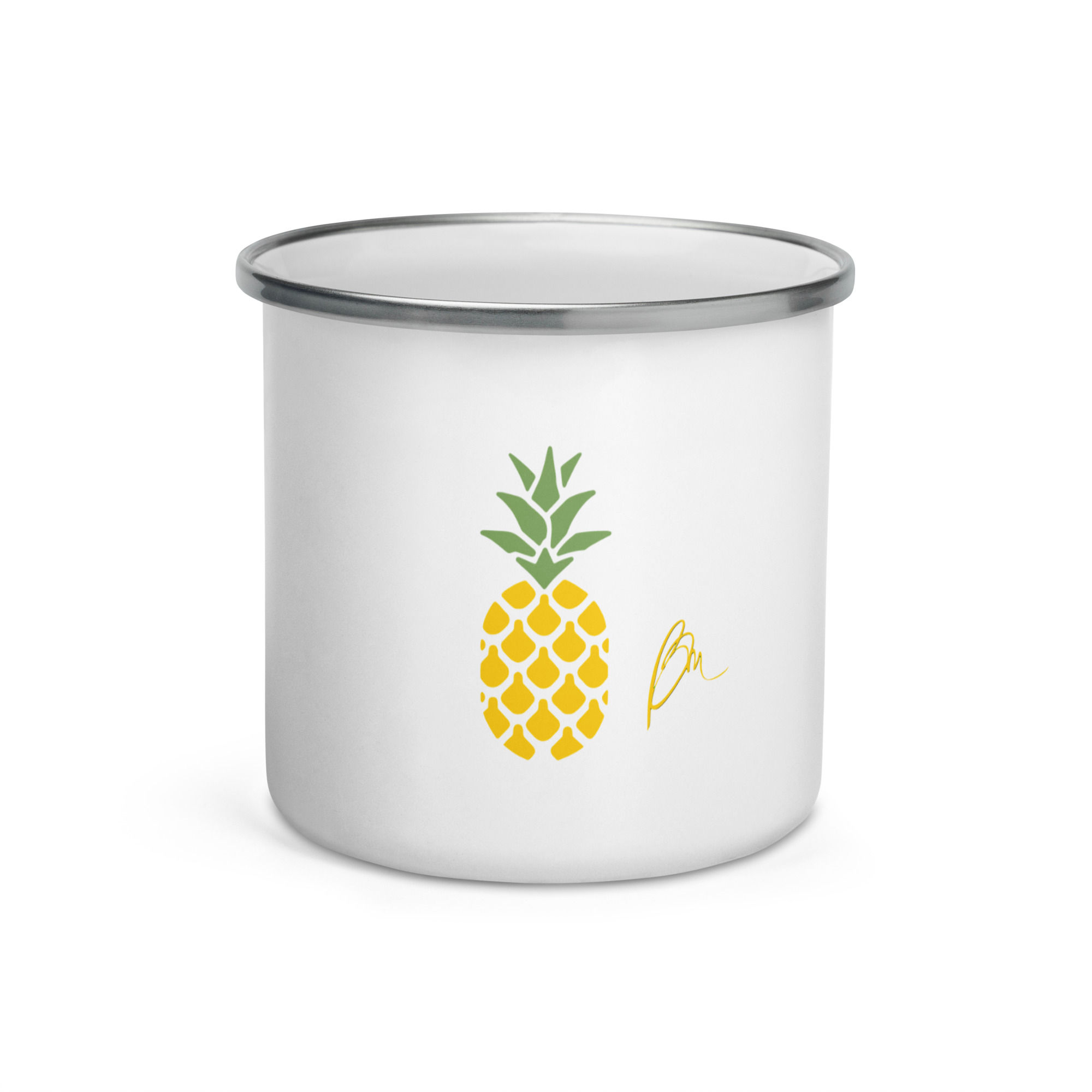 Pineapple Enamel Mug