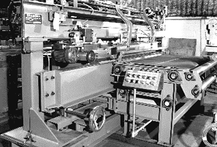 Spadone bias cutter being built.