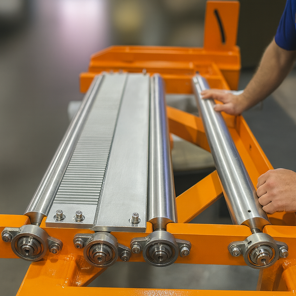 Tread skiver assembly spare parts.
