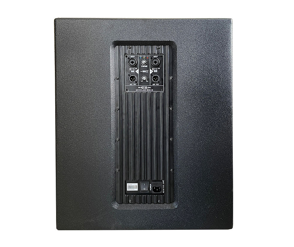 Miniatura: Maxlin MX18SUB Subwoofer Activo 18 pulgadas Bajo Amplificado 8000w