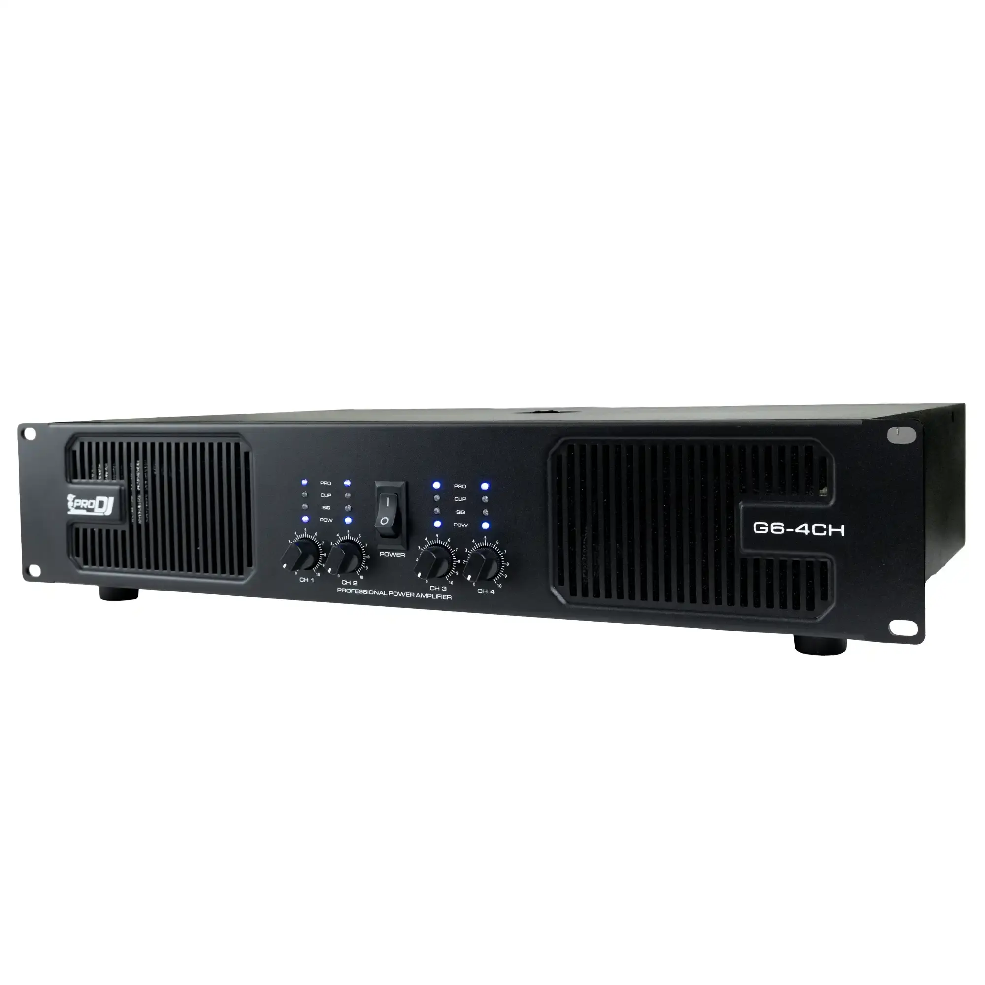 Prodj G6-4CH Amplificador de potencia profesional