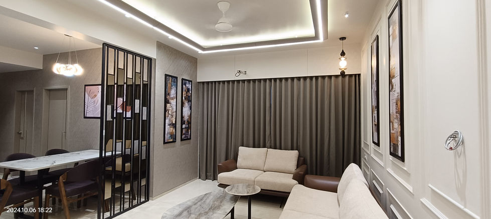 Modern living room interior design