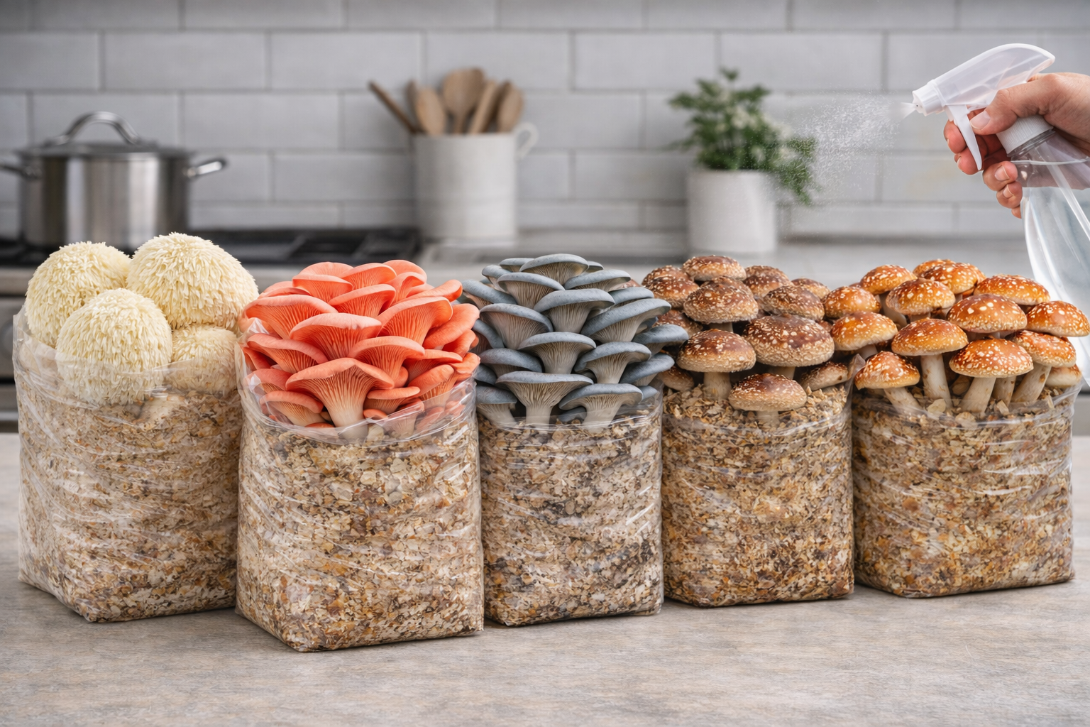 Organic Mushroom Grow Kit