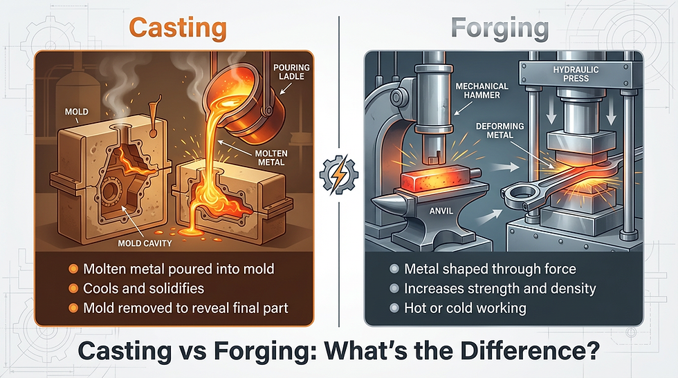 Casting vs Forging