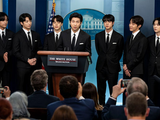 BTS visits White House to discuss Asian hate