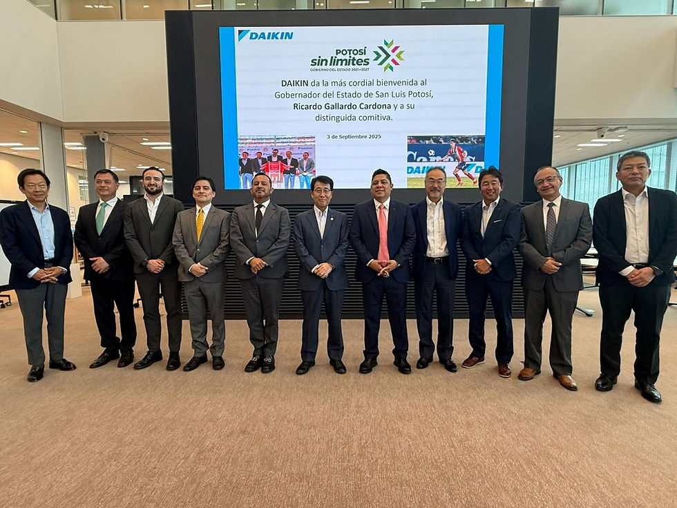 Daikin abrirá tercera planta en San Luis Potosí con inversión de 7 mil MDP