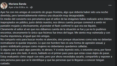 Agresión sexual en concierto de Grupo Frontera en San Luis Potosí
