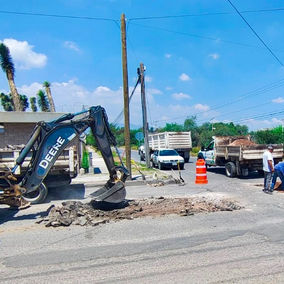 Rehabilita ayuntamiento capitalino cruce del Eje 130 y avenida Industrias