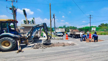 Rehabilita ayuntamiento capitalino cruce del Eje 130 y avenida Industrias