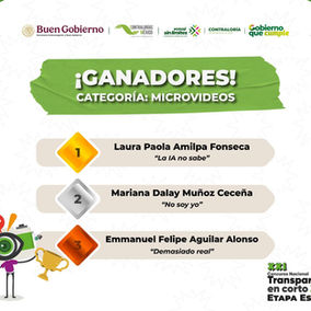 57 PROYECTOS JUVENILES PARTICIPAN EN TRANSPARENCIA EN CORTO 2026