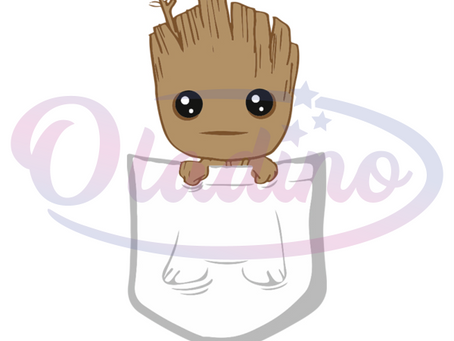 Baby Groot In Pocket SVG Digital File, Guardians of Galaxy Svg