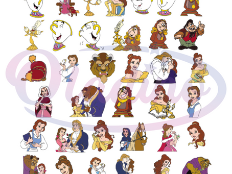 Beauty And The Beast Bundle SVG Digital File, Princess Svg, Beast Svg