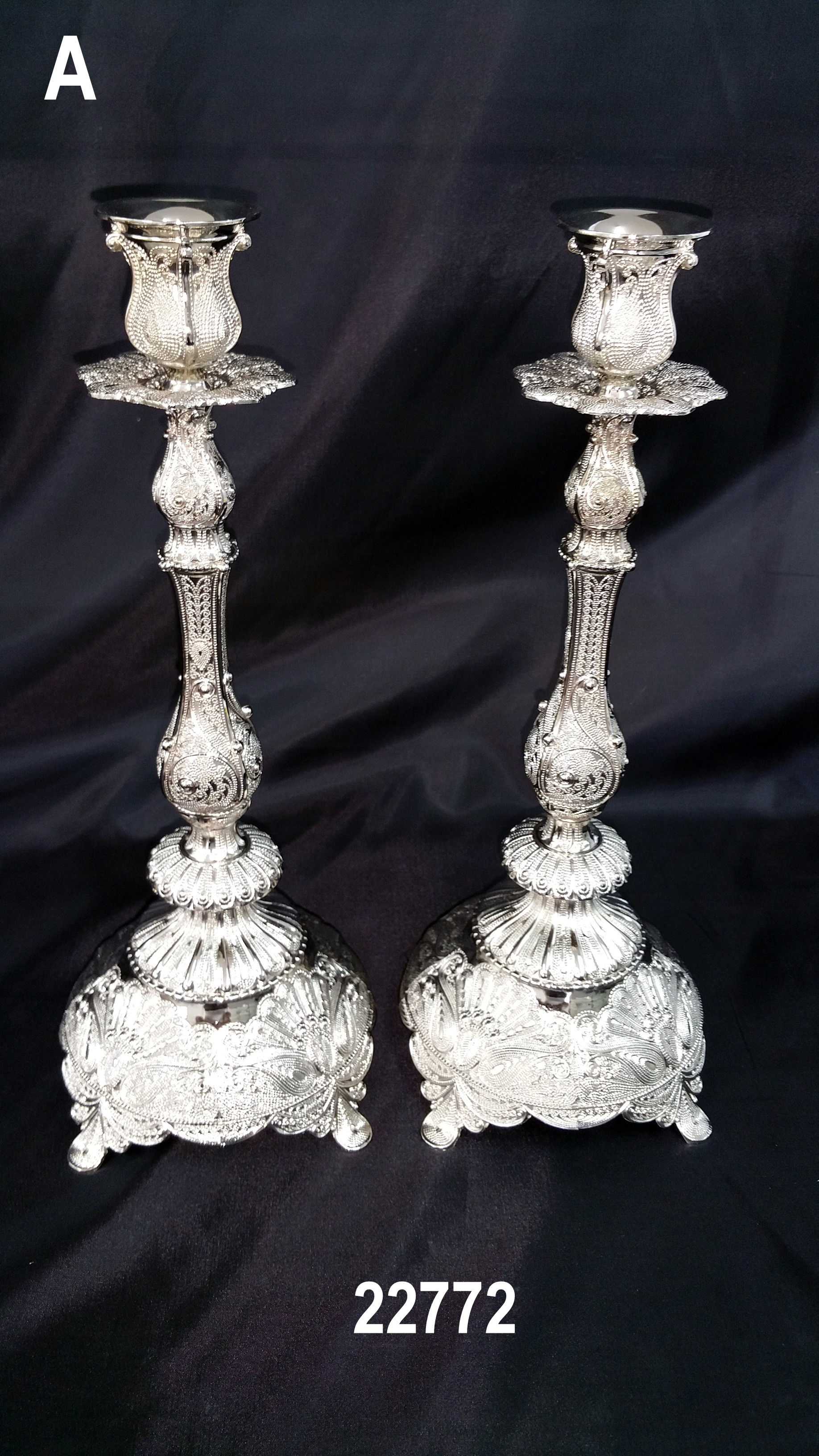 SHABBAT CANDLESTICKS SET