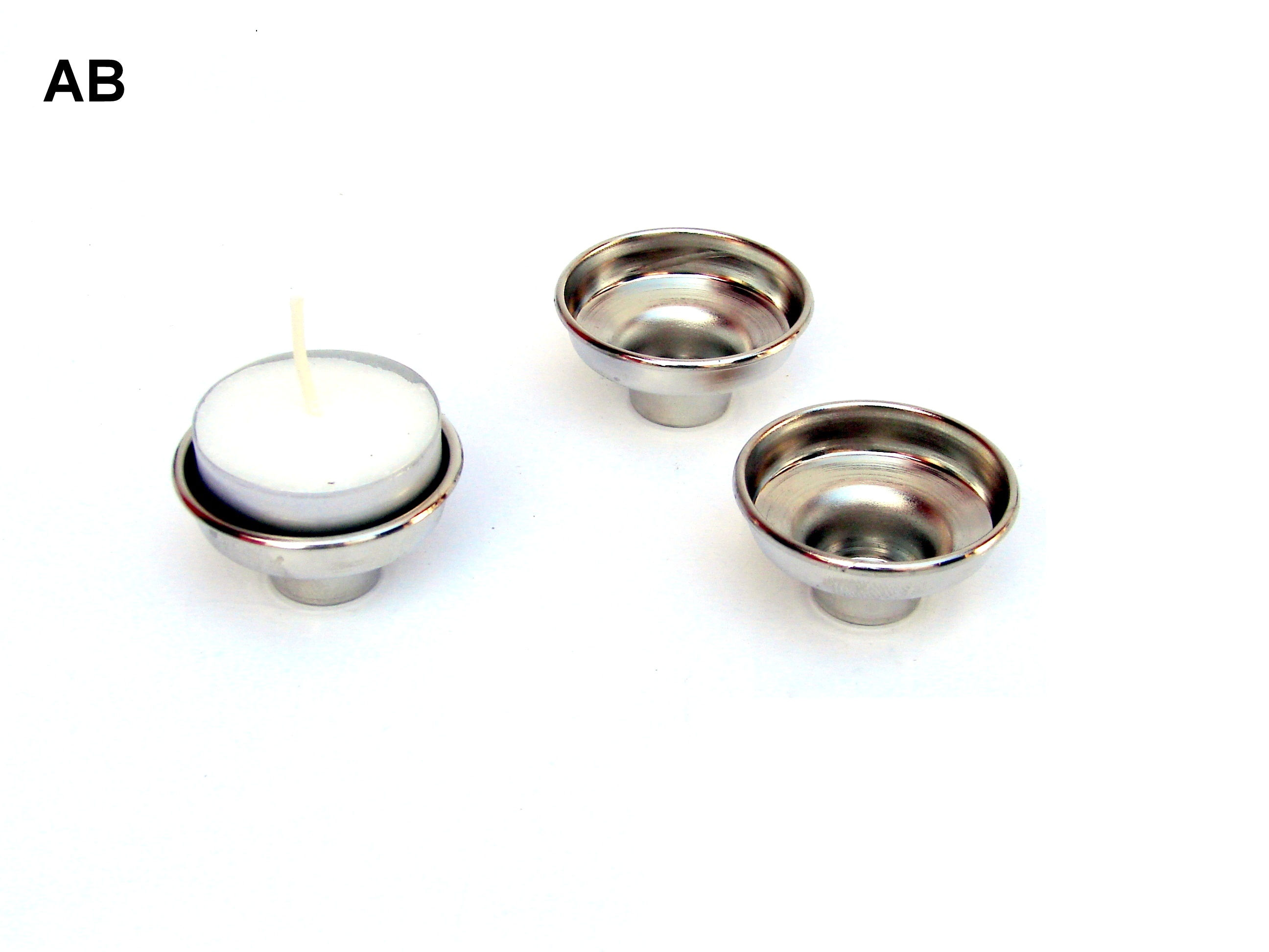 CANDLE HOLDER SM.NICKEL PLATED