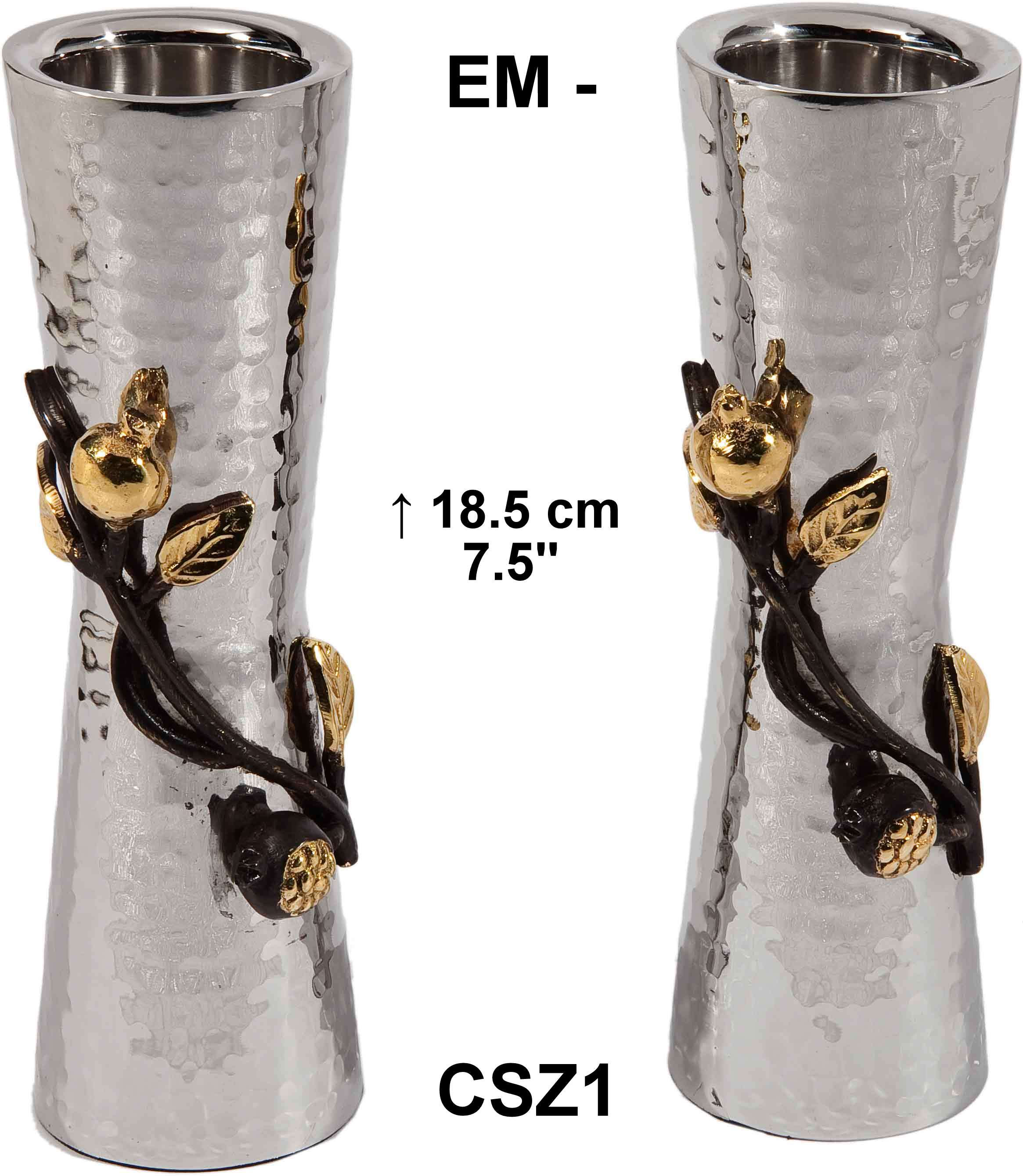 SHABBAT METAL CANDLESTICKS