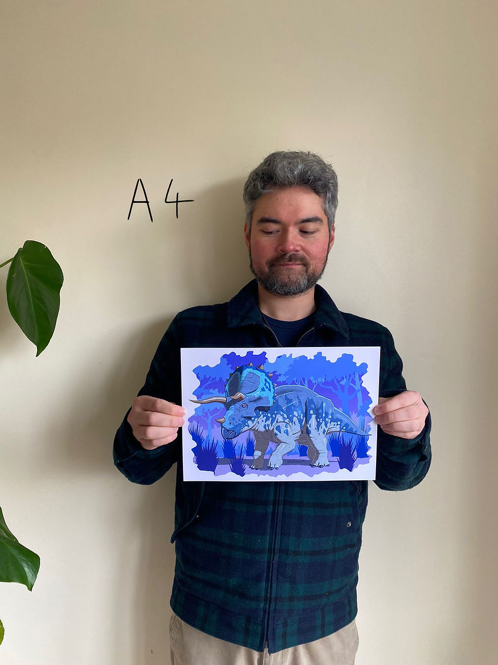 Thumbnail: Triceratops Art Print