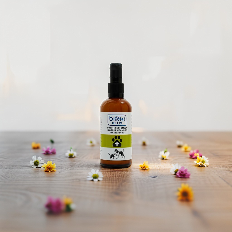 Küçük resim: Bioxi® Plus Biotin + Zinc + Omega + B Group Vitamines - Kedi Ve Köpekler İçin De