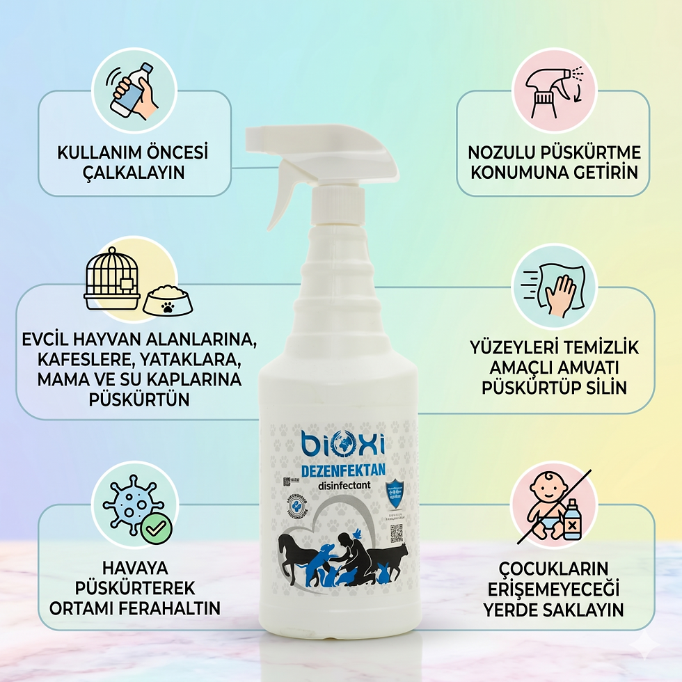 Küçük resim: Bioxi® Veteriner ve Hayvancılık Dezenfektanı - Etkili Hipokloröz Asit (HOCl) Baz