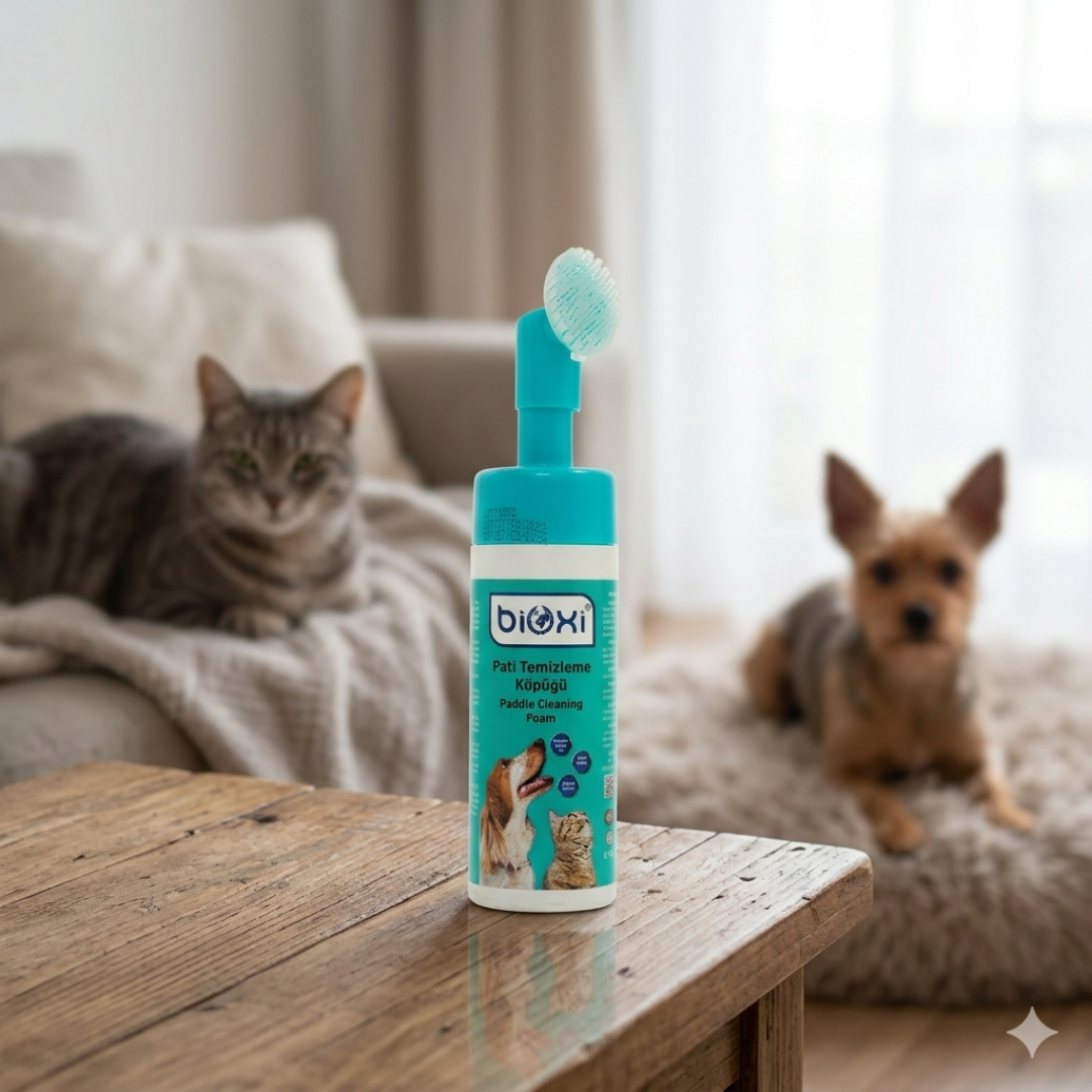Bioxi® Pati Temizleme Köpüğü - Ucu Fırçalı Köpük Pompalı