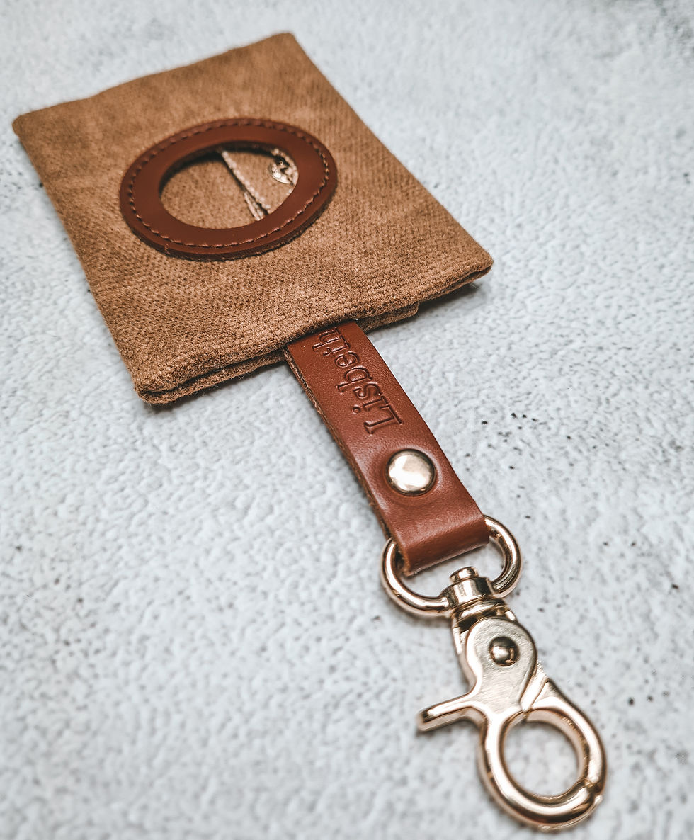 Miniaturbild: Poo Hundekotbeutel Poop Bag Kackbeutel Hunde Gassi Beutel Halter Canvas gewachst