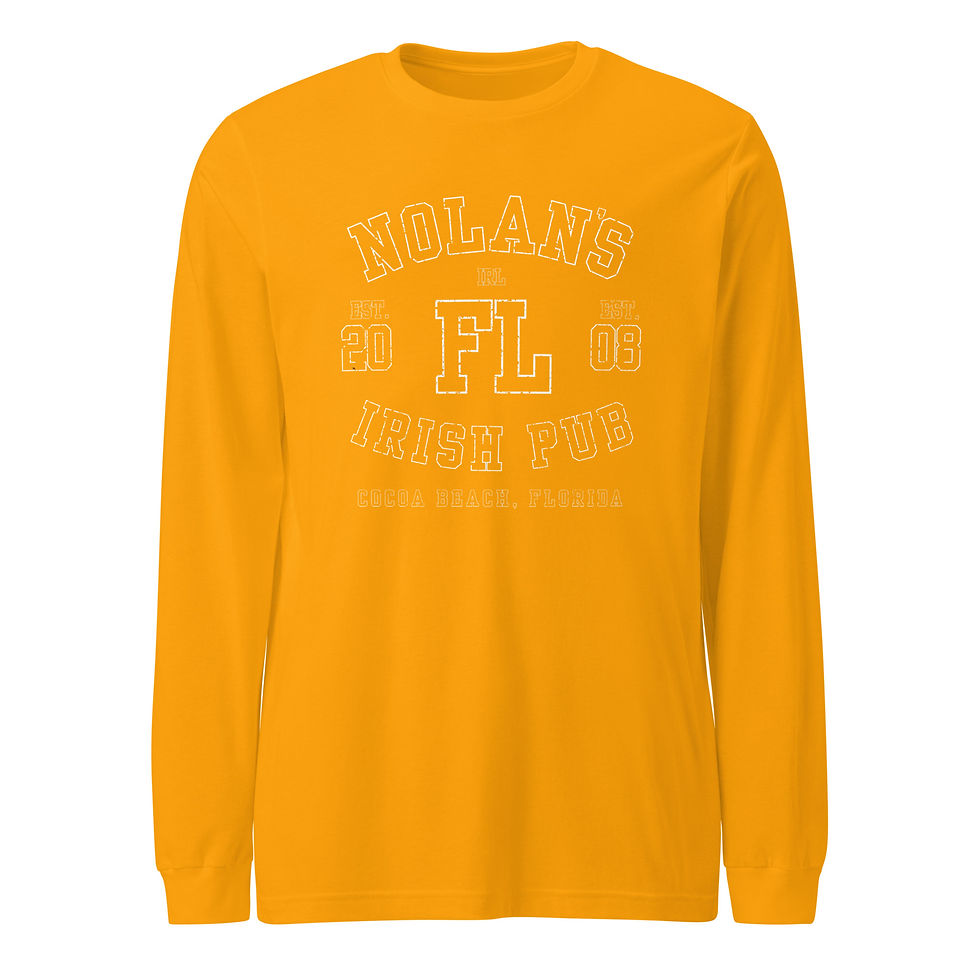 Thumbnail: Varsity Grunge - Nolan's Unisex Long Sleeve Tee