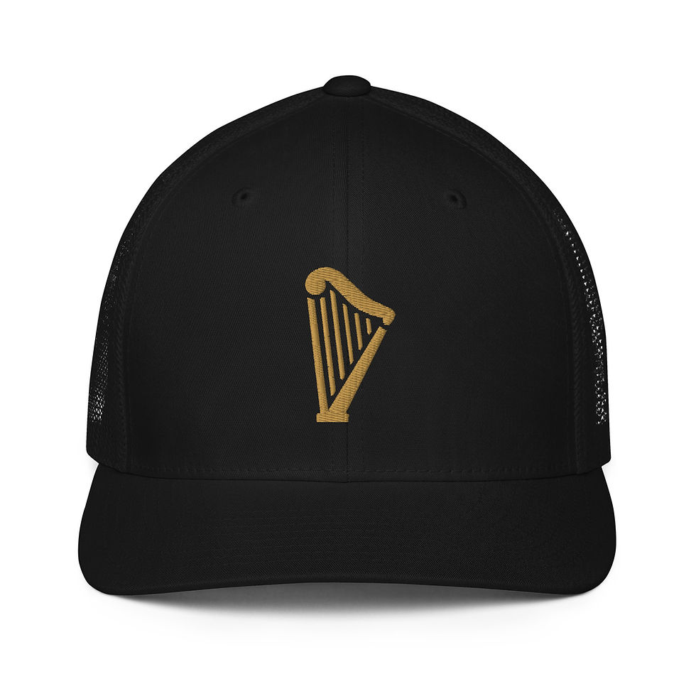 Thumbnail: Irish Harp Trucker Cap