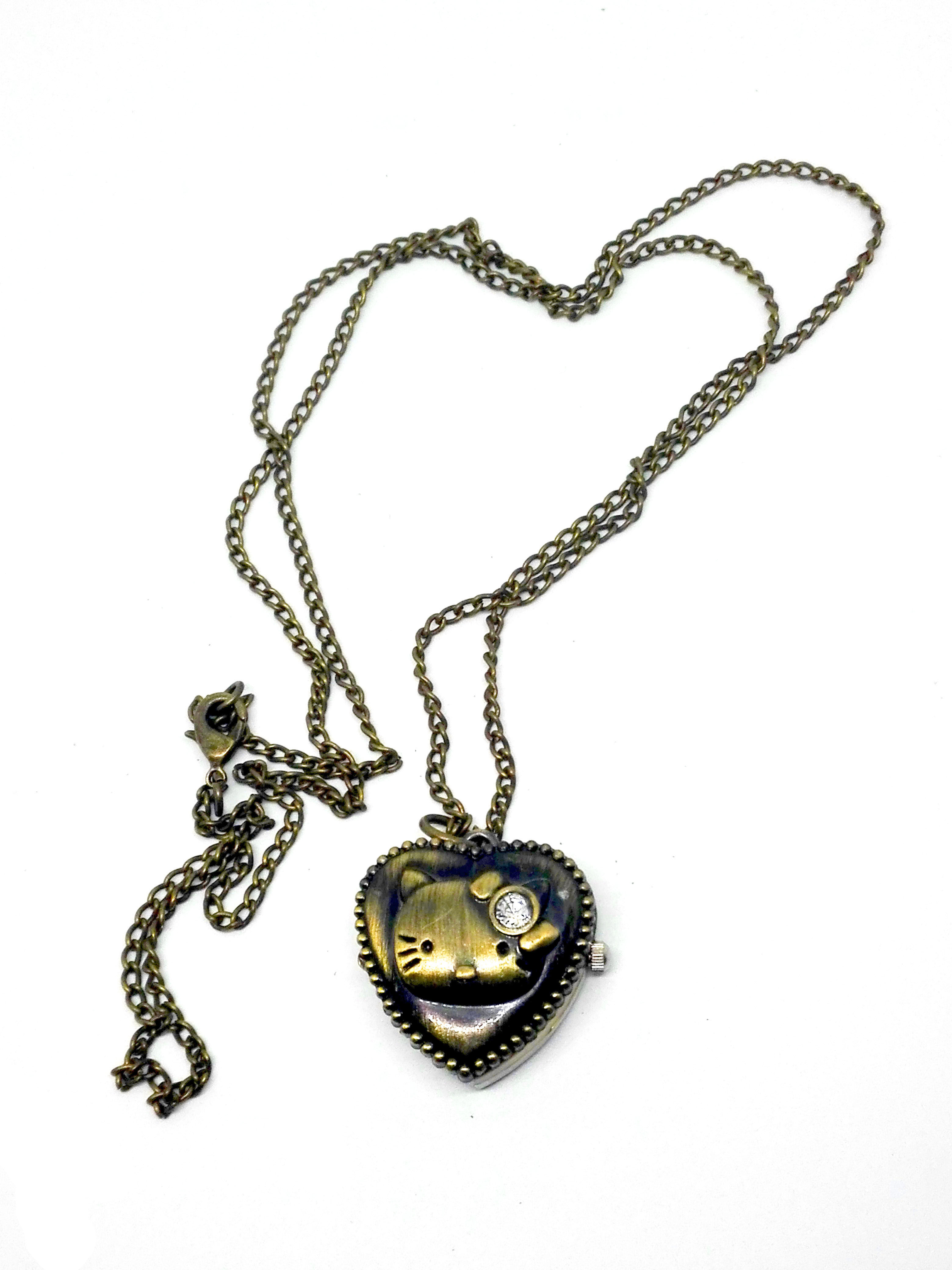 Collares con Reloj de Batería de botón para Dama o Niña