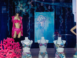 L'Événement Ciel, entreprise spécialisée dans la décoration de vitrines commerciales, scén